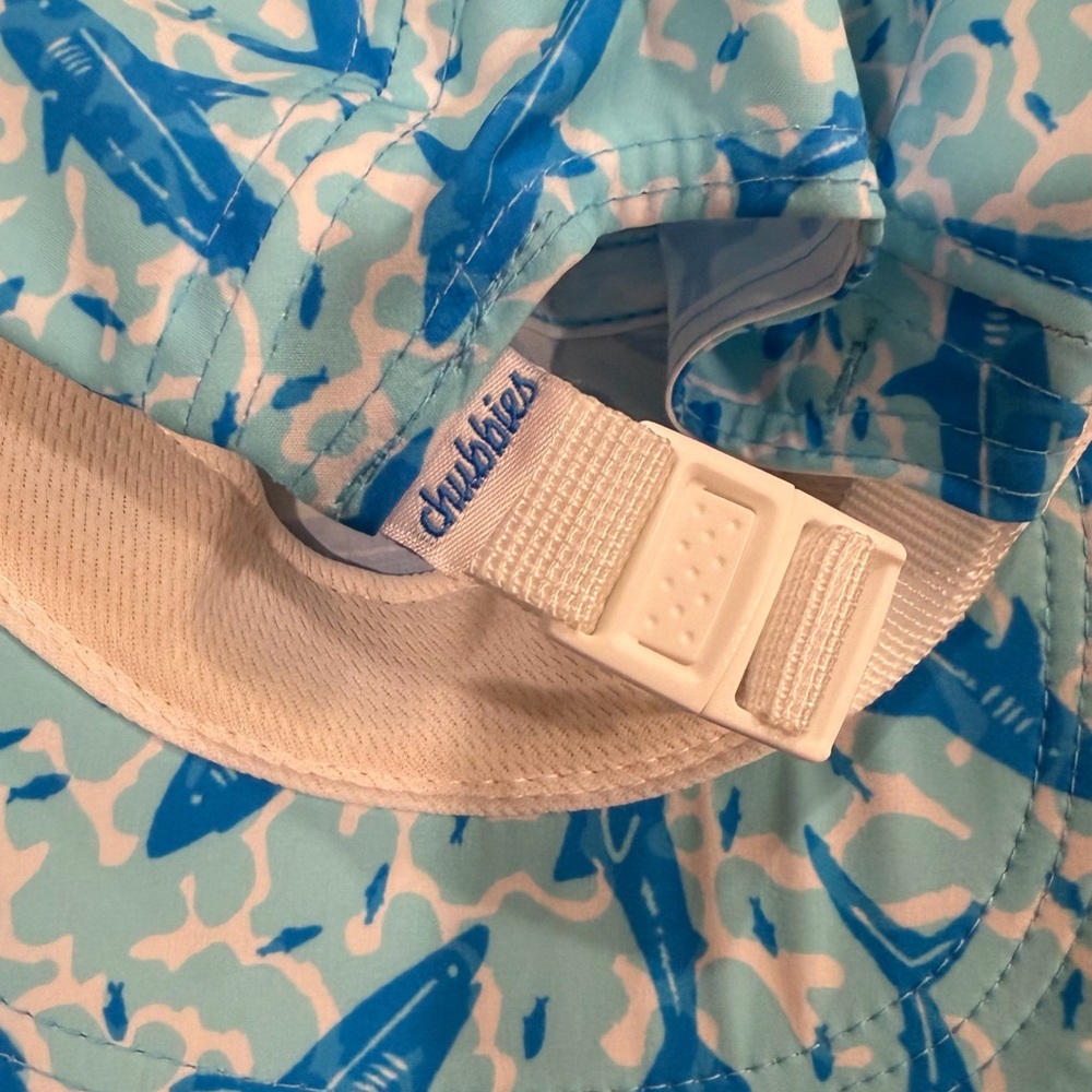 Chubbies Cap with Blue Shark Pattern - image 3
